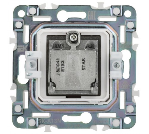 SKANDY Розетка двойная TV+SAT SK-A13N никель  SK-AF20-O-K50  IEK