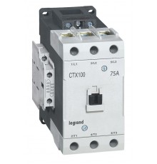 Контактор CTX3 100 3P 75A (AC-3) 2но2нз ~415В  416189  Legrand