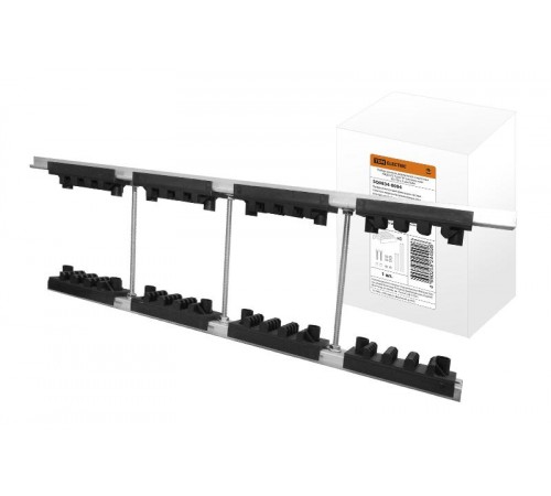 Набор шинных держателей и крепежа НШД 4/5 T для 3Р системы шин 30-125 x 5 мм  SQ0834-0004  TDM