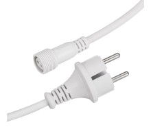Шнур питания ARD-CLASSIC-ICEFALL-1.5M White (230V)  026106  Arlight