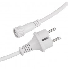 Шнур питания ARD-CLASSIC-ICEFALL-1.5M White (230V)  026106  Arlight