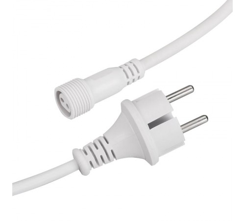 Шнур питания ARD-CLASSIC-ICEFALL-1.5M White (230V)  026106  Arlight