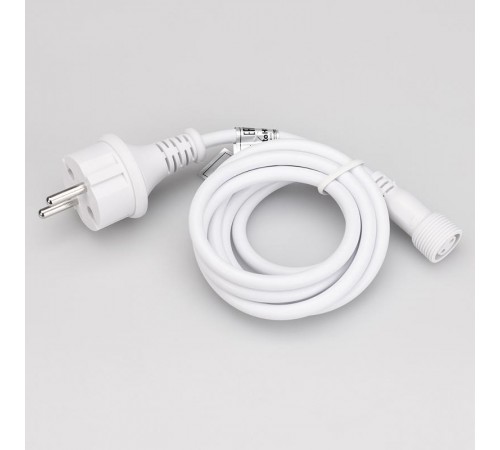 Шнур питания ARD-CLASSIC-ICEFALL-1.5M White (230V)  026106  Arlight