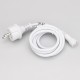 Шнур питания ARD-CLASSIC-ICEFALL-1.5M White (230V)  026106  Arlight