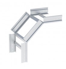 Угол 90 градусов вертикальный внешний лестничный усиленный 100x700 мм (2 мм) EKF  voltp90100700-2  EKF