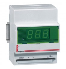 Цифровой амперметр/вольтметр - 0-500 В - монтаж на рейке DIN  004663  Legrand