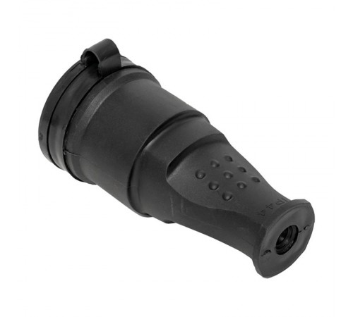 Розетка переносная с защитной крышкой каучуковая 230В 2P+PE 16A IP44 EKF PROxima  RPS-012-16-230-44  EKF