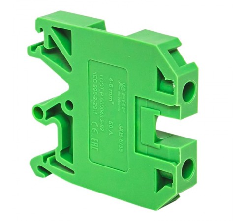 Колодка клеммная JXB-6/35 зеленая EKF PROxima  plc-jxb-6/35gn  EKF