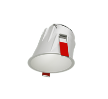 Рамка для модульного светильника FLEX 50 06 круглая встраиваемая утопленная 95х80мм RAL9010  V1-R0-00435-10007-2000000  VARTON