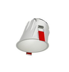 Рамка для модульного светильника FLEX 50 06 круглая встраиваемая утопленная 95х80мм RAL9010  V1-R0-00435-10007-2000000  VARTON