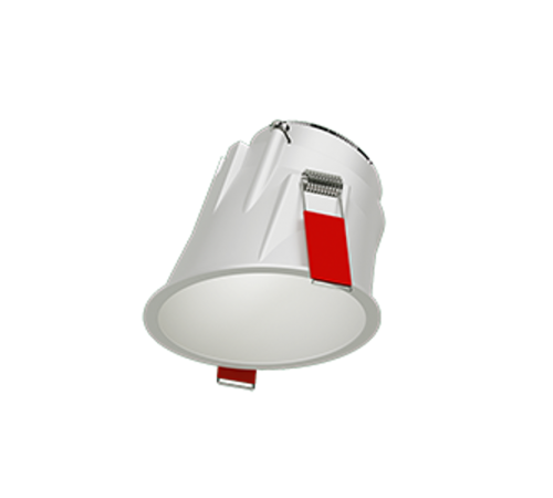 Рамка для модульного светильника FLEX 50 06 круглая встраиваемая утопленная 95х80мм RAL9010  V1-R0-00435-10007-2000000  VARTON