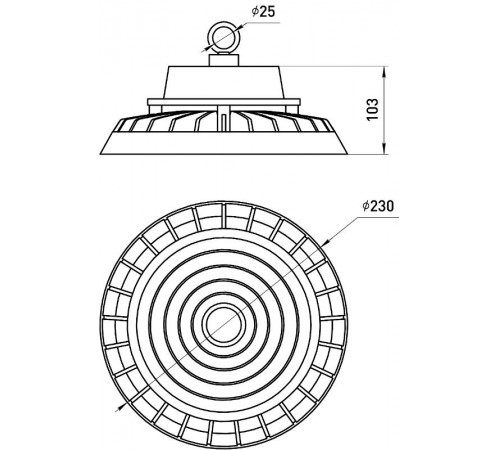 Светильник светодиодный подвесной  SPP-407-090-50K-100 100Вт 15000лм 5000K 80Ra Кп<5% КСС Г   5 лет гар.  Б0069333  ЭРА