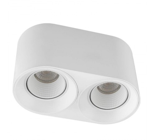Светильник светодиодный накладной DK3096-WH IP20, 10Вт, GU5.3, LED, белый/белый, пластик  DK3096-WH  DENKIRS