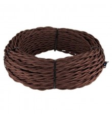 W6453514/ Электроустановочные изделия - Ретро кабель витой 3х1,5 (коричневый)  a050787  Werkel