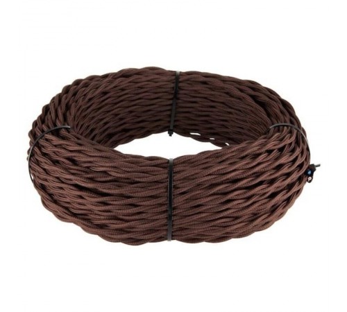 W6453514/ Электроустановочные изделия - Ретро кабель витой 3х1,5 (коричневый)  a050787  Werkel