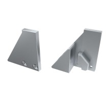 Заглушка для ALM-GLASS-6 с опорой левая глухая  026729  Arlight