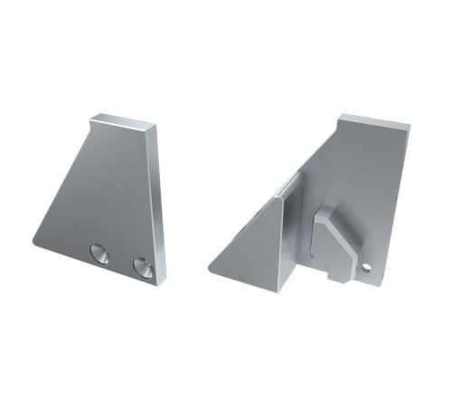 Заглушка для ALM-GLASS-6 с опорой левая глухая  026729  Arlight