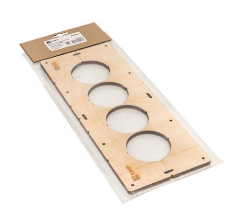 Шаблон для подрозетников c 4 отв. диам. 68 мм EKF Expert  sh-d68-4  EKF