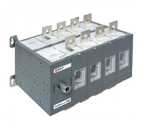Рубильник 800A 4P реверсивный без рукоятки управления TwinBlock  tb-s-800-4p-rev  EKF