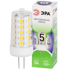 Лампа светодиодная  GREEN LINE LED G4-JC-5W-865-12V GL G4 5Вт капсула холодный свет  Б0067146  ЭРА