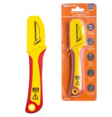 Нож монтерский  с прямым лезвием,  диэлектрический, НМИ-02 "ЭкспертЭлектрик"  SQ1003-0107  TDM