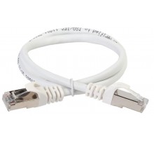 Коммутационный шнур (патч-корд), кат.5Е FTP, 0,5м, белый  PC08-C5EF-05M  ITK
