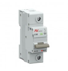 Выключатель автоматический AV-125 1P 63A (C) 10kA  AVERES mcb125-1-63C-av EKF