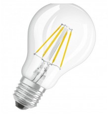 Лампа светодиодная LEDPCLA40 4W/827 230V FIL E27 10X1  4058075439870  OSRAM