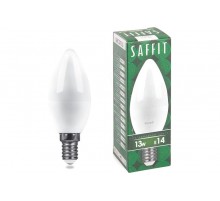 Лампа светодиодная, 13W 230V E14 4000K C37, SBC3713  55164  SAFFIT