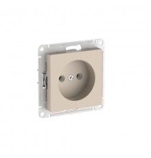 AtlasDesign Песочный Розетка без заземления без шторок, 16А, механизм, быстрозажимные клеммы  ATN001241S  SE