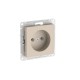 AtlasDesign Песочный Розетка без заземления без шторок, 16А, механизм, быстрозажимные клеммы  ATN001241S  SE