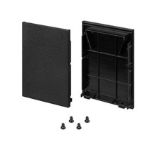 Заглушка LINE-5075-HONEYCOMB BLACK глухая (Arlight, Металл)  044882  Arlight