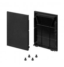 Заглушка LINE-5075-HONEYCOMB BLACK глухая (Arlight, Металл)  044882  Arlight