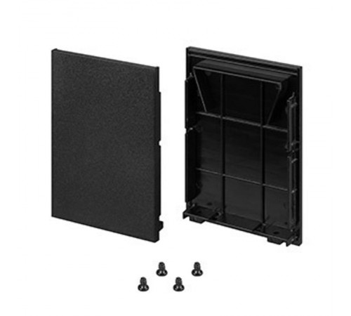 Заглушка LINE-5075-HONEYCOMB BLACK глухая (Arlight, Металл)  044882  Arlight