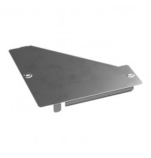 Крышка переходника правого Стандарт INOX (AISI 304) 300х100  PR16.5774  Промрукав