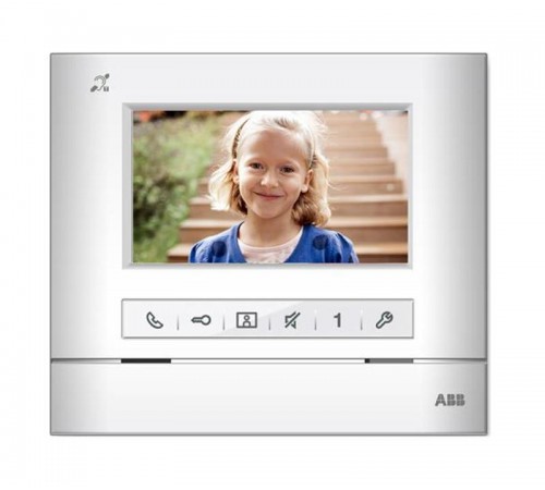 Абонентское устройство 4,3 hands-free, классик, версия для слабослышащих  M22343-W  ABB