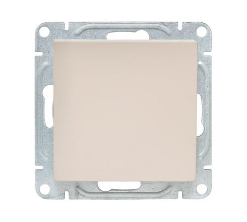 Механизм выключателя, одноклавишный, кнопочный, кремовый Эпика  UP1-SWI-13 EKF