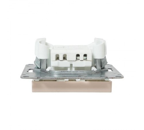 Механизм выключателя, одноклавишный, кнопочный, кремовый Эпика  UP1-SWI-13 EKF