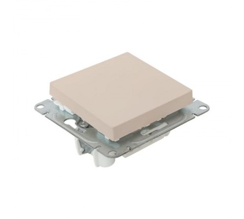 Механизм выключателя, одноклавишный, кнопочный, кремовый Эпика  UP1-SWI-13 EKF