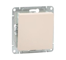 Механизм выключателя, одноклавишный, кнопочный, кремовый Эпика  UP1-SWI-13 EKF