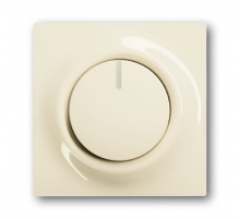 Плата центральная (накладка) с ручкой и лампой для поворотного светорегулятора, серия impuls, цвет слоновая кость  6599-0-2916   2CKA006599A2916  A