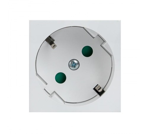Розетка 45х45 PRO, с заземлением, белая , 45 град  E6MR16-028-10-45  EKF