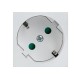 Розетка 45х45 PRO, с заземлением, белая , 45 град  E6MR16-028-10-45  EKF