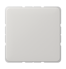 Крышка без отверстий с несущим каркасом для произвольных вырезов; светло-серая  CD594-0LG  Jung