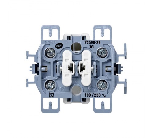 Simon 73 Выключатель 2-кл, 10А 250В, S73, S73 Loft  73398-39  Simon