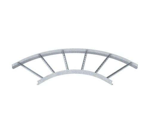Угловая секция 90° лестничного лотка 60х500 мм R=500 мм (LB 90 650 R5 FT)  6211456  OBO Bettermann