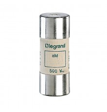 Предохранитель промышленный цилиндрический аМ 22x58 125а 500В с бойком  015197  Legrand