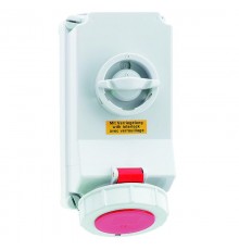 Настенная Розетка с блокировкой 32A 4p 3h 380+440V IP67 Quick-Connect (реф) 16050 I 16050-Bals I Bals