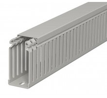 Распределительный кабельный канал LKV 75x37,5x2000 мм (ПВХ,серый) (LKV 75037)  6178322  OBO Bettermann