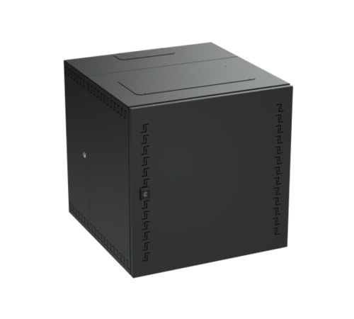 Шкаф телекоммуникационный навесной, 9U (500х600х650) дверь сплошная, RAL9005  R5STI0965MTB  DKC